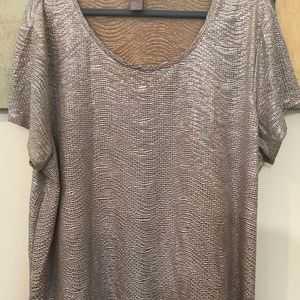 Gold glitter top H&M